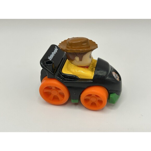 Fisher Price Little People Wheelies Disney Toy Story Woody Halloween Car Rare - Picture 4 of 10